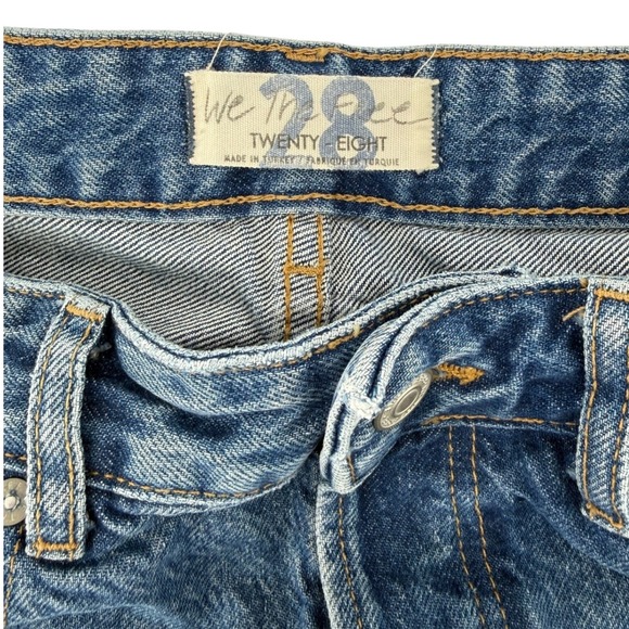 FREE PEOPLE We The Free Maggie Distressed‎ Ripped Denim Jeans Women's Size 28 - Picture 3 of 5